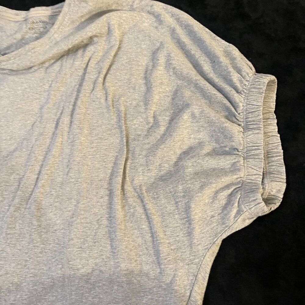 Calvin Klein Performance Gray Dolman Sleeve Athleisure Top Small - Picture 4 of 8